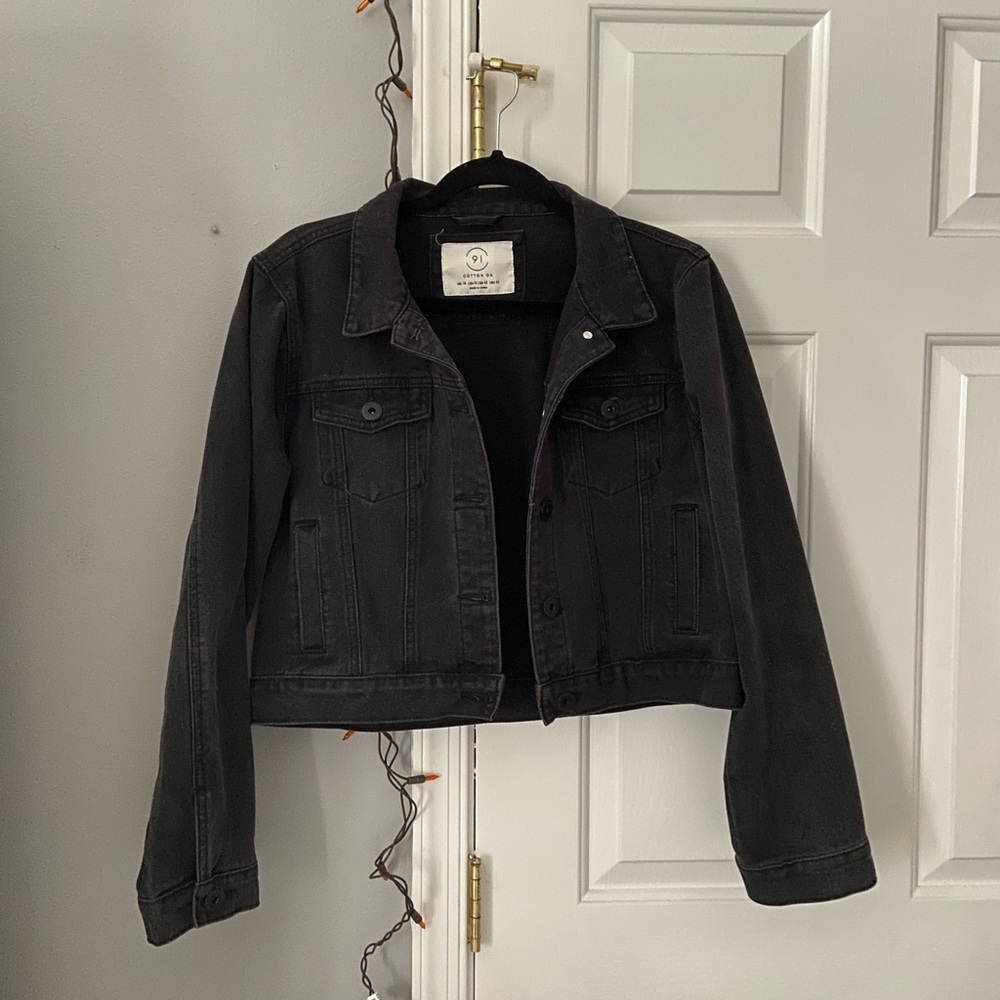 Cotton On Black Jean Jacket